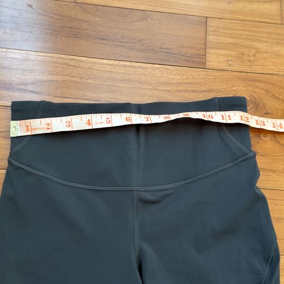 Women Lululemon Base Pace High-Rise Crop 23"Leggings in Graphite Grey Size 6 - Picture 7 of 9